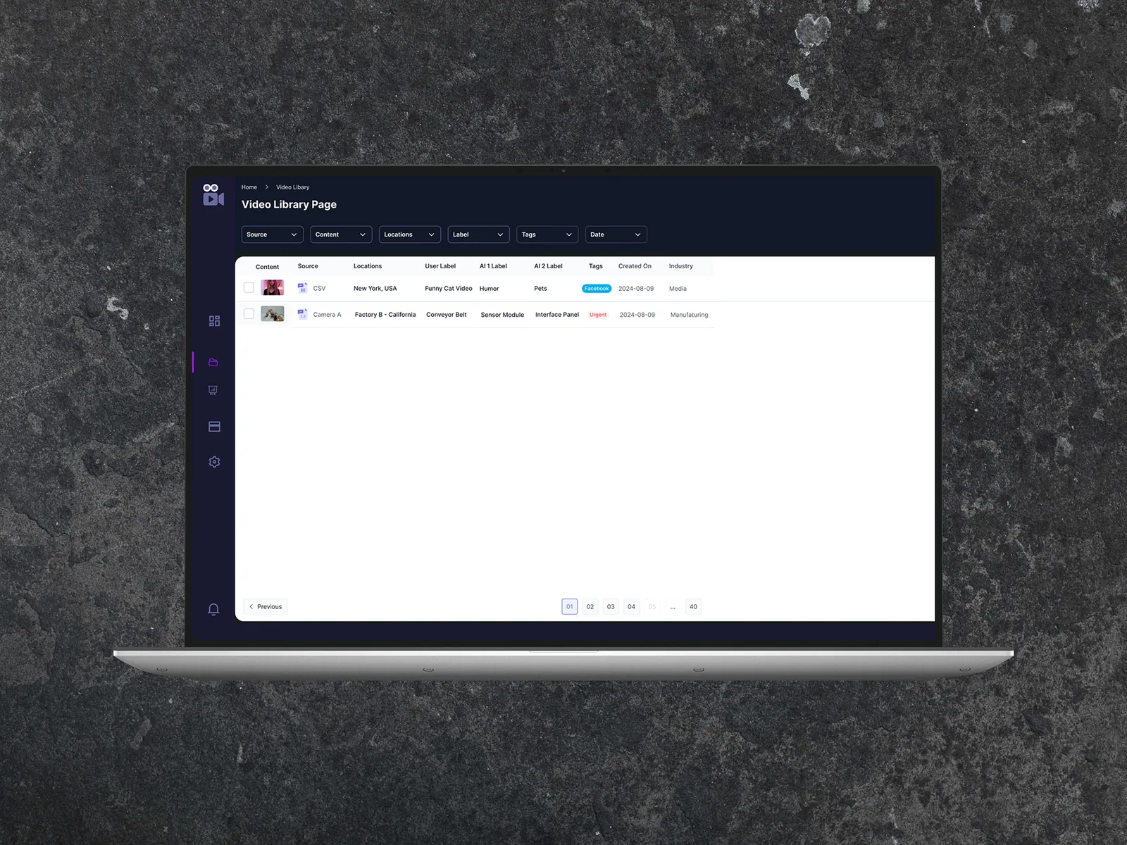 User interface
