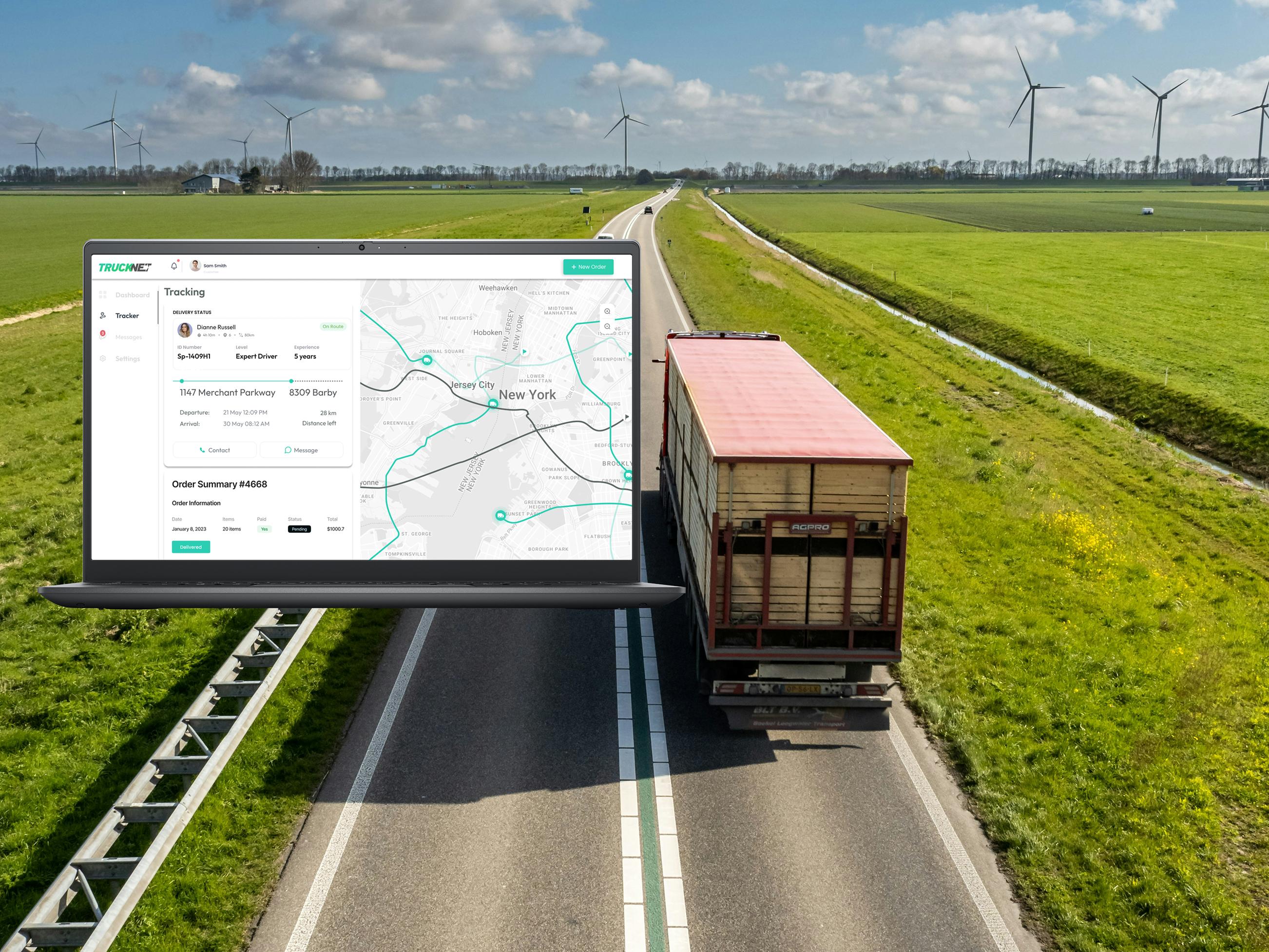 Live map + telemetry